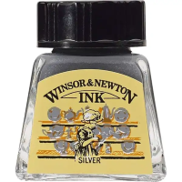 #G-Too Winsor＆Newton ドローイング インク 14ml  ｼﾙﾊﾞｰ　19501617