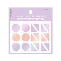 #大阪フロンティア ステッカー ＰＬＡＮｄｏＭＥＳＨＩＮＹ　ＰＡＬＥＴＴＥ　ＳＴＩＣＫＥＲ　マルチステッカー  Ｐｕｒｐｌｅ PM3635