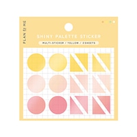 #大阪フロンティア ステッカー ＰＬＡＮｄｏＭＥＳＨＩＮＹ　ＰＡＬＥＴＴＥ　ＳＴＩＣＫＥＲ　マルチステッカー  Ｙｅｌｌｏｗ PM3636