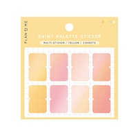 #大阪フロンティア ステッカー ＰＬＡＮｄｏＭＥＳＨＩＮＹ　ＰＡＬＥＴＴＥ　ＳＴＩＣＫＥＲ　インデックスステッカー  Ｙｅｌｌｏｗ PM3648