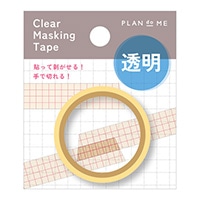 #大阪フロンティア マスキングテープ ＰＬＡＮｄｏＭＥ透明マスキングテープ  イエロー PM4703