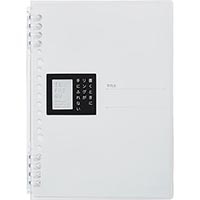 #キングジム  リングノート リングノ－ト　テフレ－ヌ A5タテ 透明 9854TTEﾄｳ