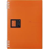 #キングジム リングノート ノ－ト　テフレ－ヌ　Ｂ５ B5タテ オレンジ 9855TTEｵﾚ