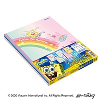 #キョクトウ(国内販売のみ) ノート ５冊パック B5 スポンジボブ　ＦＲＩＥＮＤＳ U17805