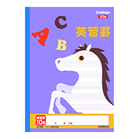 【キョクトウ】 学習帳 カレッジアニマル学習帳 B5 パープル・ウマ LP86
