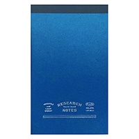 #紀寺商事 ノート Research Notes Fast-Drying Perforated Notepad  Blue RNP-601-BL_3000000198261