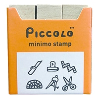 #Plain スタンプ minimo Stamp Set  Ruler and knife PICCOLO-103 4711552589085