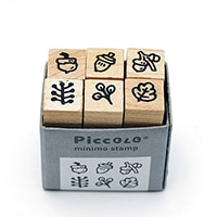 #Plain スタンプ minimo Stamp Set  Forest PICCOLO-104