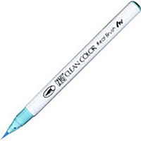 【呉竹】 カラー筆ペン ZIGクリーンカラーリアルブラッシュ036  ライトブルー RB6000AT-036