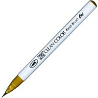 【呉竹】(国内販売のみ) カラー筆ペン ZIGクリーンカラーリアルブラッシュ063  オーカー RB6000AT-063