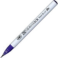 【呉竹】(国内販売のみ) カラー筆ペン ZIGクリーンカラーリアルブラッシュ080  バイオレット RB6000AT-080