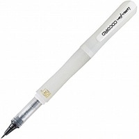 #呉竹(国内販売のみ) サインペン ZIG Letterpen COCOIRO 極細ブラック  0.2~1.0㎜ 霧氷 LPCR010-15S