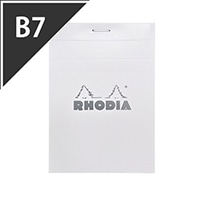【クオバディス・ジャパン】メモ ロディア 方眼 B7 ホワイト  CF12201