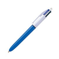 #BICジャパン(納期がかかります) 多色ボールペン ミディアム 1.0mm 黒･赤･青･緑  4CMDBLU