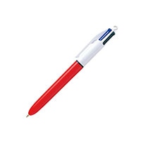 #BICジャパン(納期がかかります) 多色ボールペン 0.7mm 赤軸 黒･赤･青･緑  4CFNORG
