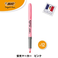 #BICジャパン(納期がかかります) 水性マーカー マーキング ハイライター  パステル　ピンク BRIGBKPSTPNK