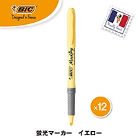 #BICジャパン(納期がかかります) 水性マーカー マーキング ハイライター  パステル　イエロー BRIGBKPSTYLW