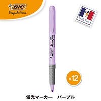 #BICジャパン(納期がかかります) 水性マーカー マーキング ハイライター  パステル　パープル BRIGBKPSTPRP