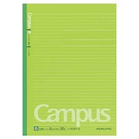 【コクヨ】キャンパスノート ドット入り罫線 カラー表紙 B罫 セミB5 緑  ﾉ3CBTG