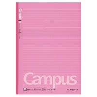 【コクヨ】キャンパスノート ドット入り罫線 カラー表紙 B罫 セミB5 ピンク  ﾉ3CBTP