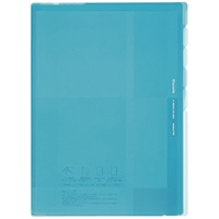 【コクヨ】  5インデックスホルダー Glassele A4（タテ型） ライトブルー ﾌGL750LB