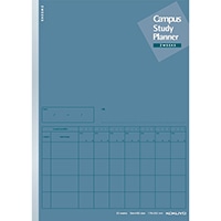【コクヨ】 デザインノート キャンパス スタディプランナー　２Ｗ罫 B5 ネイビー ﾉY80LTDB