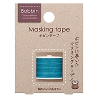 #コクヨ  マスキングテープ ボビンテープ Bobbin 糸巻  青 T-B1115-2