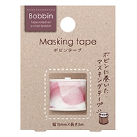 #コクヨ  マスキングテープ ボビンテープ Bobbin オーガンジー  ピンク T-B1115-4