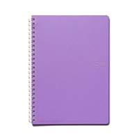 【コクヨ】 ノート ソフトリングノートドット８０枚Ａ５・Ｖ  紫 ｽ-SV338BT-V