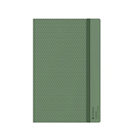 【コクヨ】 クリヤーブック 2つ折りクリヤーブック＜BIZRACK＞（固定式・サイドスローR） A4二つ折り オリーブグリーン ﾗ-BRFL10DG