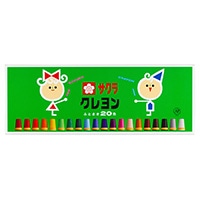 【サクラクレパス】  クレヨン太巻２０色   LY20R