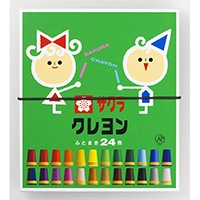 【サクラクレパス】  クレヨン太巻２４色   LY24R