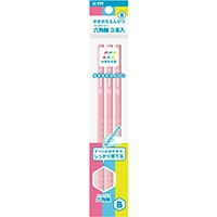 #サクラクレパス 鉛筆 かきかたえんぴつ 六角 3本パック B ピンク G6ｴﾝﾋﾟﾂB-3P#20
