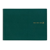 #佐々木印刷 手帳 3年手帳 B5横 2022年版 グリーン B5 グリーン B5Y22G
