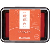 【シャチハタ】 スタンプパッド いろもよう  珊瑚色 HAC1-OR