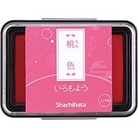 【シャチハタ】 スタンプパッド いろもよう  桃色 HAC1-LP