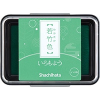 【シャチハタ】 スタンプパッド いろもよう  若竹色 HAC1-PG