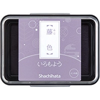 【シャチハタ】 スタンプパッド いろもよう  藤色 HAC1-PV