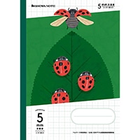 #ショウワノート ノート ジャポニカ学習帳50周年記念昆虫シリーズ  B5 テントウムシ　緑 07205301