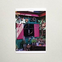#スコープ カード ポストカード 街の色  ピンク&ブルー 04278