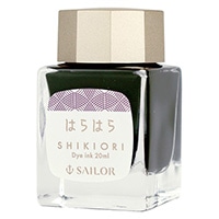 #セーラー万年筆 インク SHIKIORIー四季織ー雨音　万年筆ボトルインク 20ml はらはら 13-1008-223