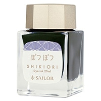 #セーラー万年筆 インク SHIKIORIー四季織ー雨音　万年筆ボトルインク 20ml ぽつぽつ 13-1008-224