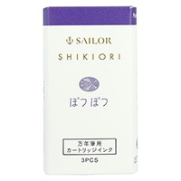 #セーラー万年筆 インク SHIKIORIー四季織ー雨音　万年筆カートリッジインク 6.5x49.5mm ぽつぽつ 13-0350-224