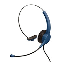 #ソニック ヘッドセット 快適ヘッドセット 片耳 USBタイプ ユートリムエル  ネイビー UL-1508-K