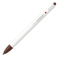 【ゼブラ】水性ペン クリッカートペン ダークブラウン  WYSS22-DE