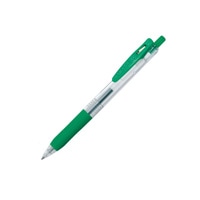 【ゼブラ】ボールペン サラサクリップ0.4 緑  JJS15-G