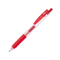 【ゼブラ】ボールペン サラサクリップ 0.3mm 赤  JJH15-R