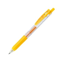 【ゼブラ】ボールペン サラサクリップ 0.3mm 黄  JJH15-Y