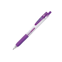 【ゼブラ】ボールペン サラサクリップ0.4 紫  JJS15-PU