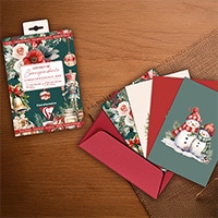 #クオバディス・ジャパン(国内販売のみ） 梱包用品 クリスマスカード封筒セット 洋2定型・8枚入  cf81006